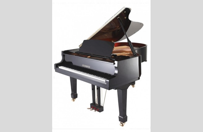 Steinhoven SG148 Polished Ebony Baby Grand Piano All Inclusive Package - Image 1